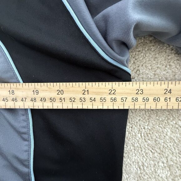 ADIDAS Womens XL Gray/Black 3-Stripes Track Suit Zip Jacket & Pants - Picture 9 of 12